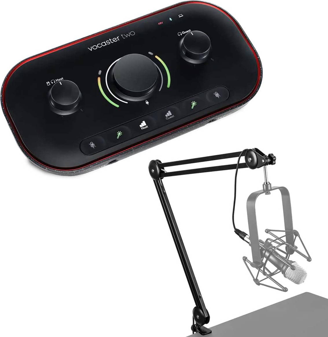 Studio recording bundle Focusrite Vocaster Two Podcast Interface Bundle