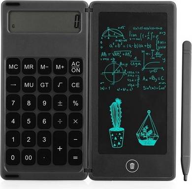 Lcd writing tablet Sodial Calculator Notepad 6 Inch Lcd Writing Tablet