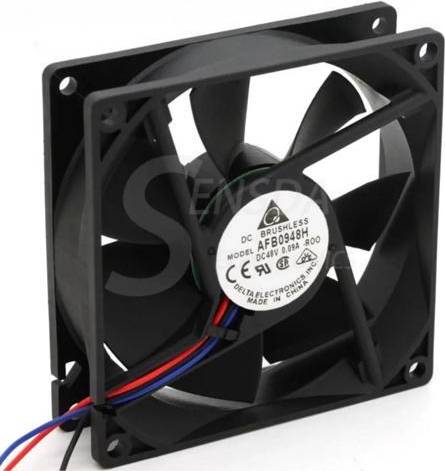 Two 90mm Fans AFB0948H-R00 48V 9cm Server Cooling