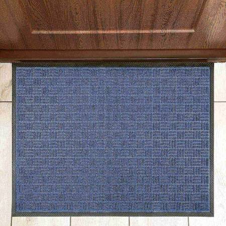 Floortex Doortex Ribmat Entrance Mat 24 x 36 Blue 24x"