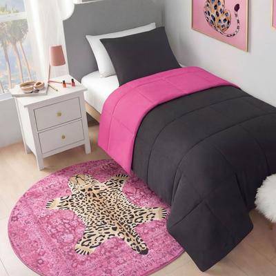 Washable rugs Juicy Couture Finely Washable Rugs Pink 48x48"