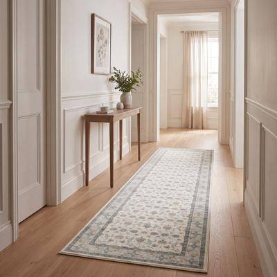 Laura Ashley Printed Washable Velvet Rugs