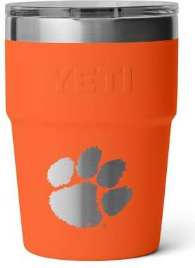 Yeti Clemson Tigers 16oz Rambler Stackable Cup