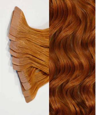 Hair extensions Curly Classic Tape-In Hair Extensions
