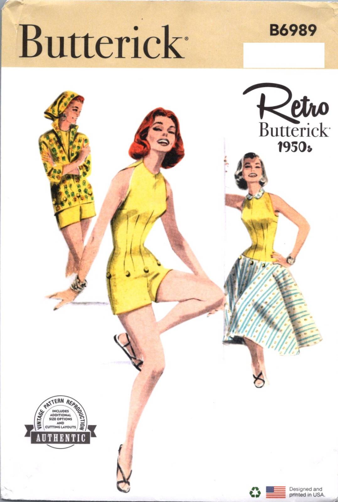 Butterick Sewing Pattern 6989