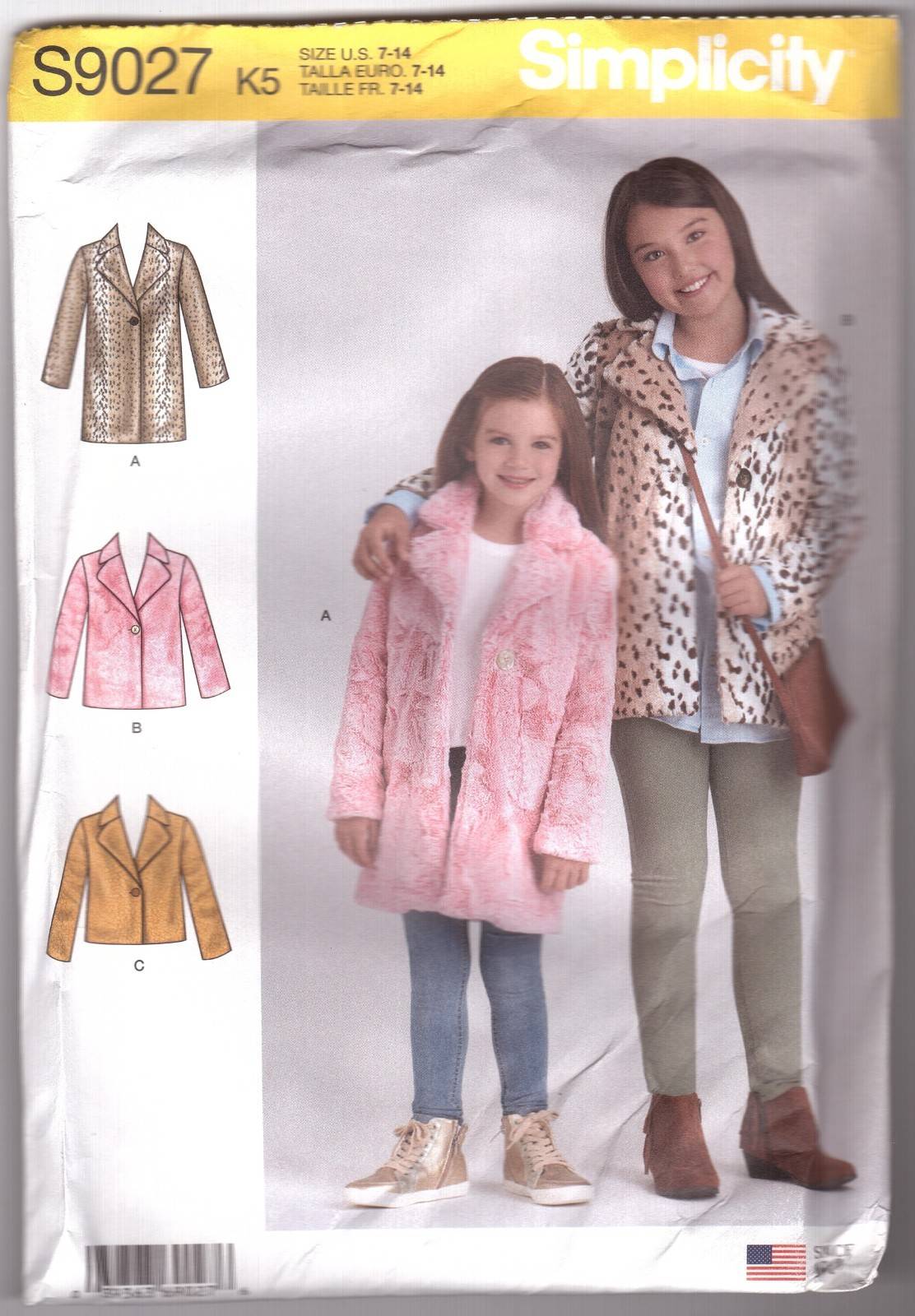 Simplicity Sewing Pattern 9027