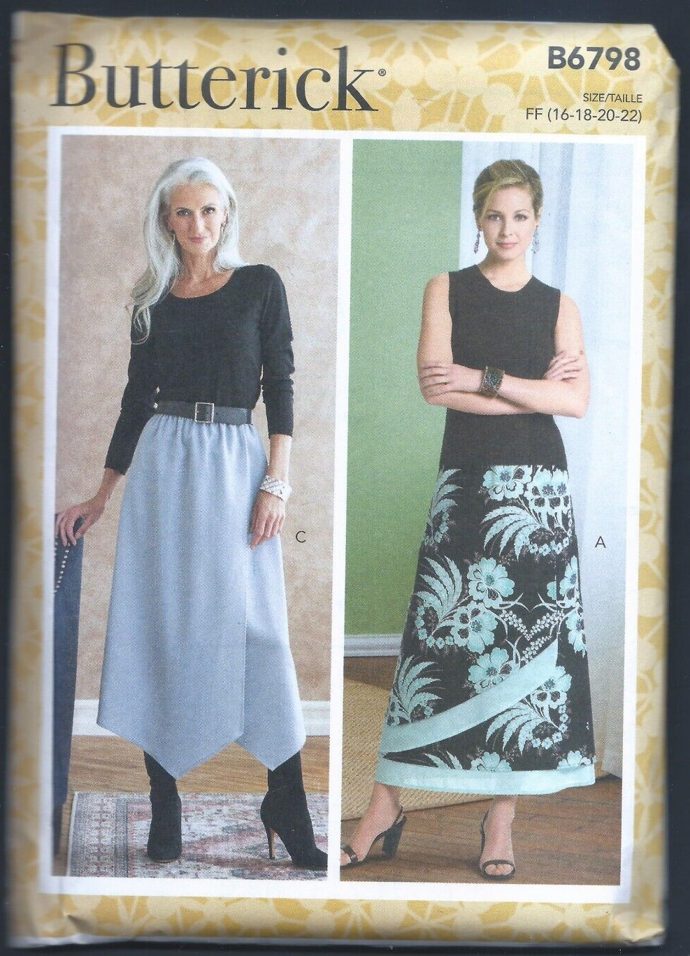 Buttericks Butterick Sewing Pattern 6798