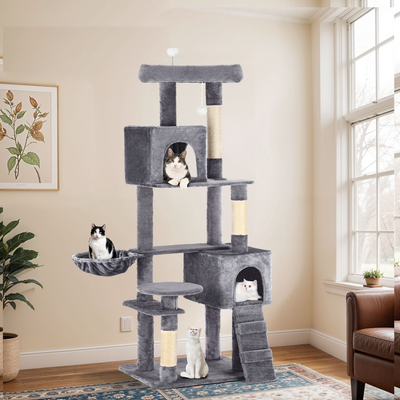 Cat tree and condo Uforic 70 Cat Tree Condo Multi-Level Tower