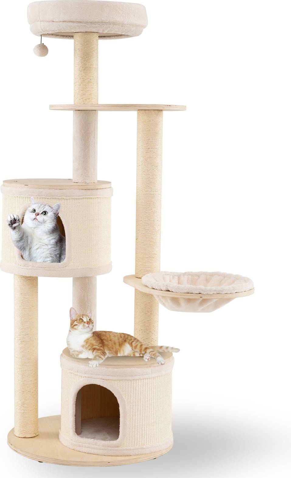 Multi level cat tree SlickBlue Multi Level Cat Tree 60 Inch Tall