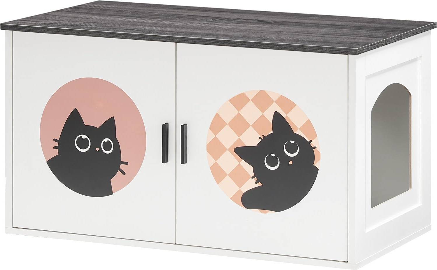 Cat cabinet litter box SlickBlue Compact Cat Litter Box Cabinet