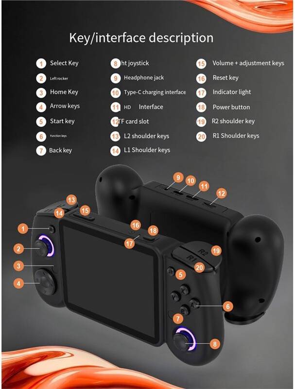 RG43H Pro Retro Console Di Gioco Portatile
