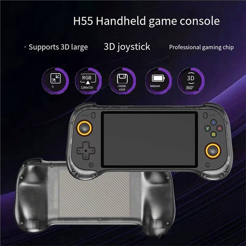 H55 Retro Handheld Gameconsole 5.5 Inch