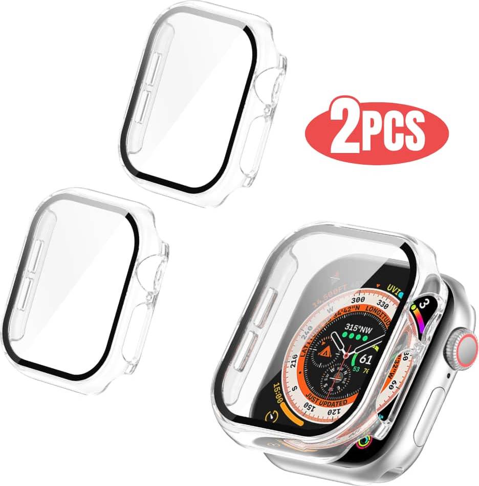 Tempered glass screen protector 2PCS Tempered Glass Screen Protector Case