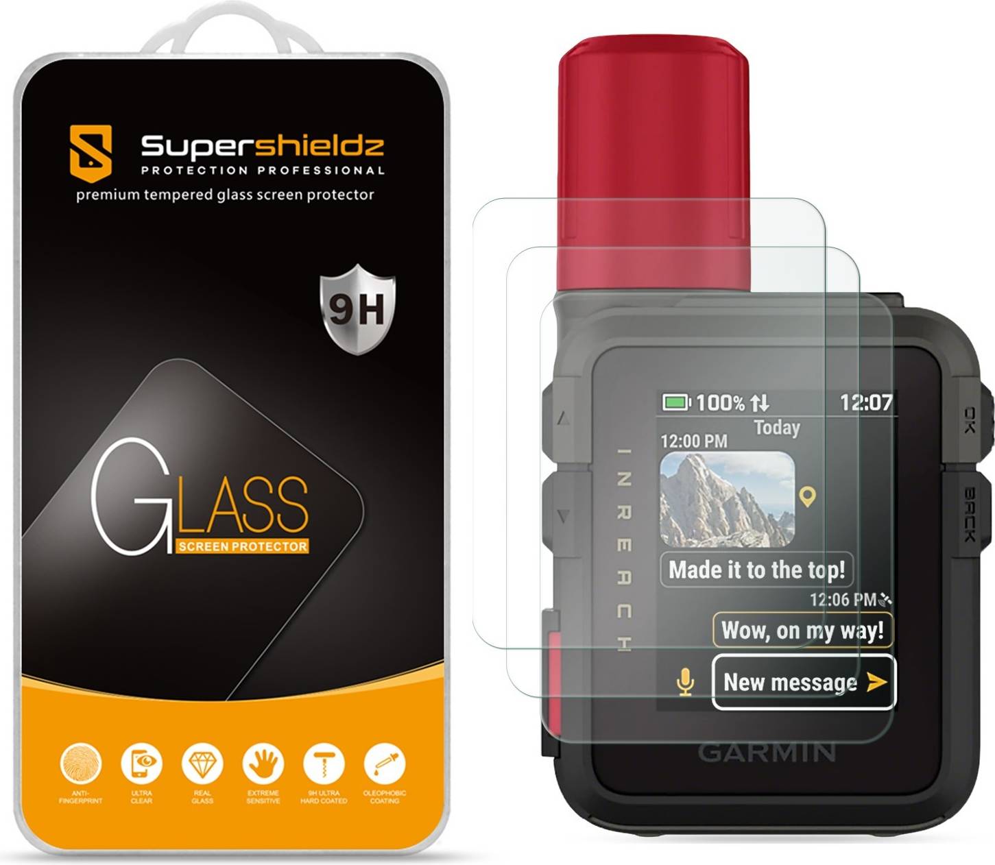 Garmin inreach Supershieldz Tempered Glass Screen Protector For Garmin Inreach Mini 3 Plus