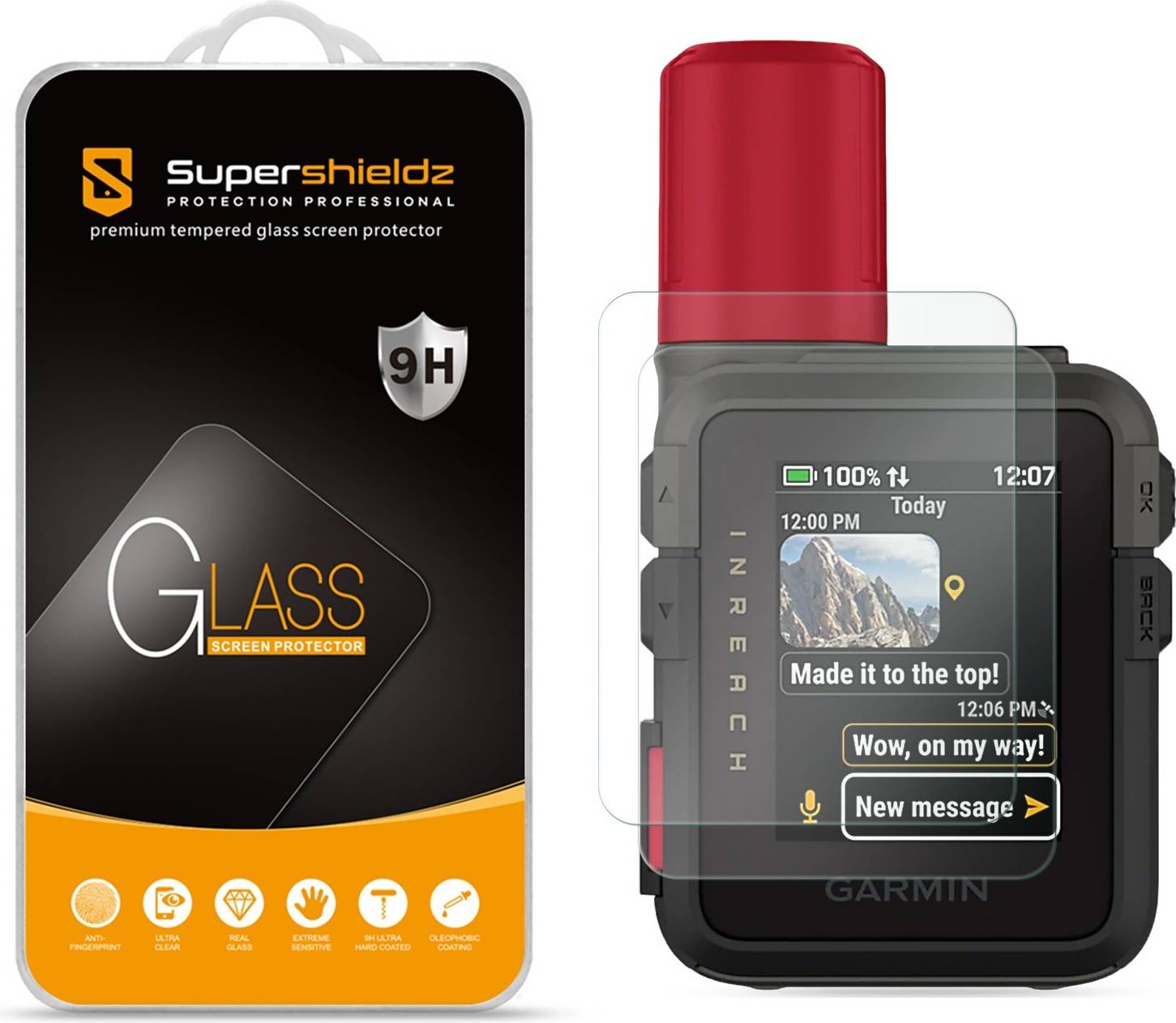 Garmin inreach Supershieldz Tempered Glass Screen Protector For Garmin Inreach Mini 3 Plus