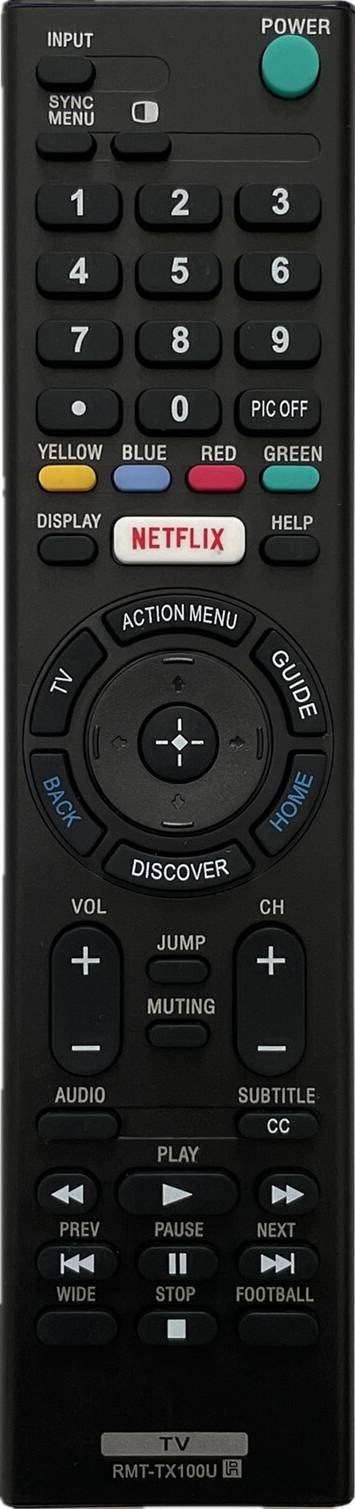 Ghyrex Remote RMT-TX100U For Sony TV