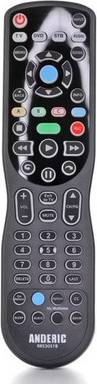 Anderic Rrs30s1b 4-Device Universal Remote Control