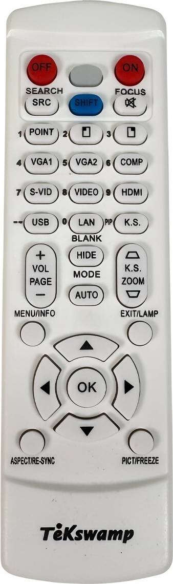 Tekswamp Projector Remote Control JVC DLA-X5500