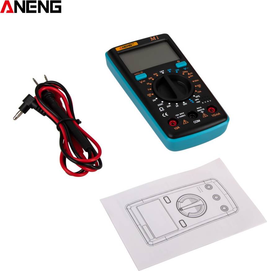 M1 Digital Multimeter Blå