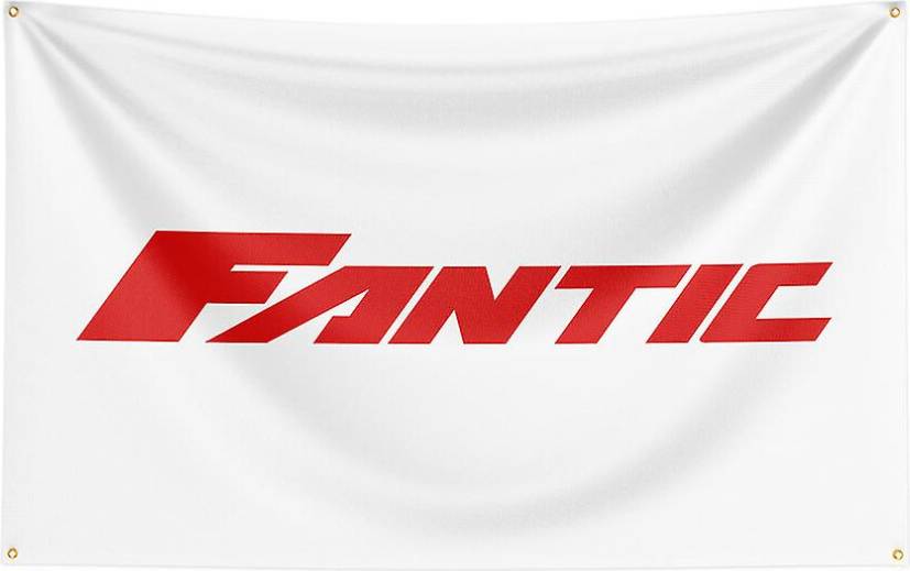 Fantic Flag Polyester Racing Motorcycle Banner 150 x 240 cm