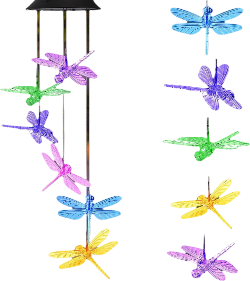Exquisite Solar Wind Chimes Multi-Color Outdoor
