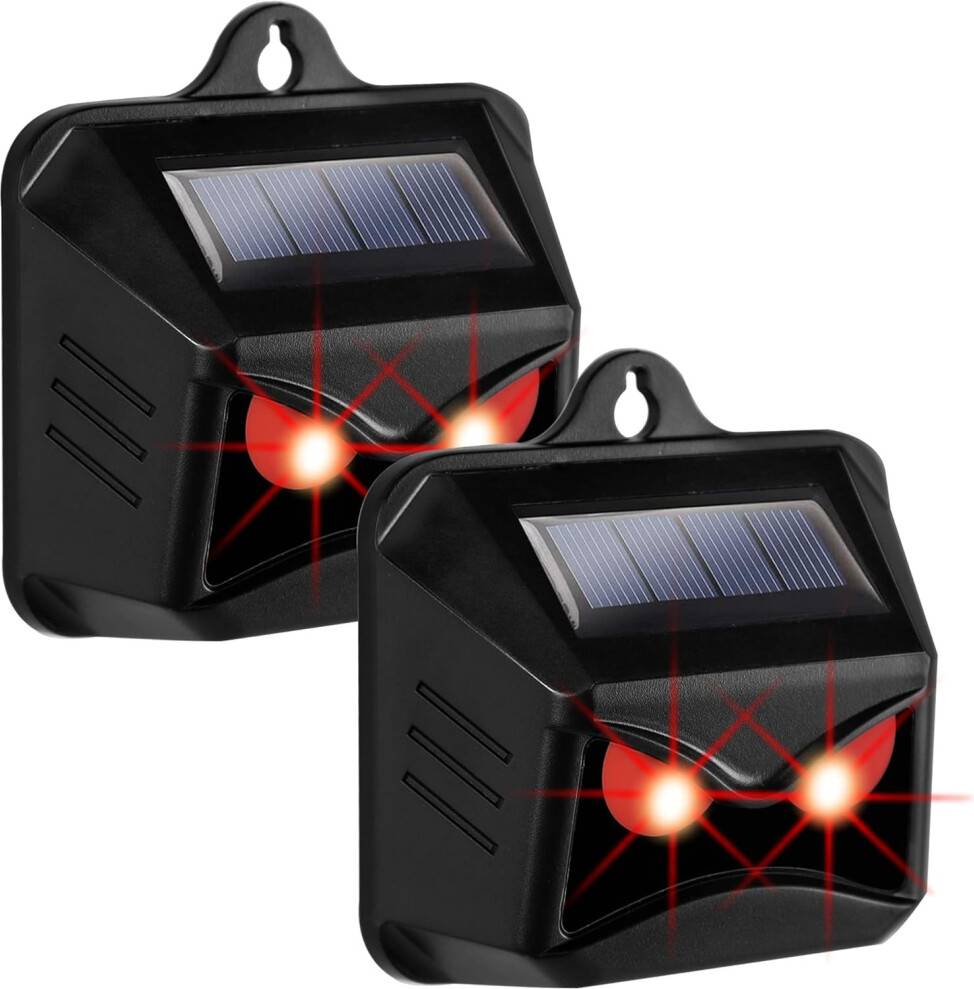 2 Pack Solar Control Light Animal Repeller