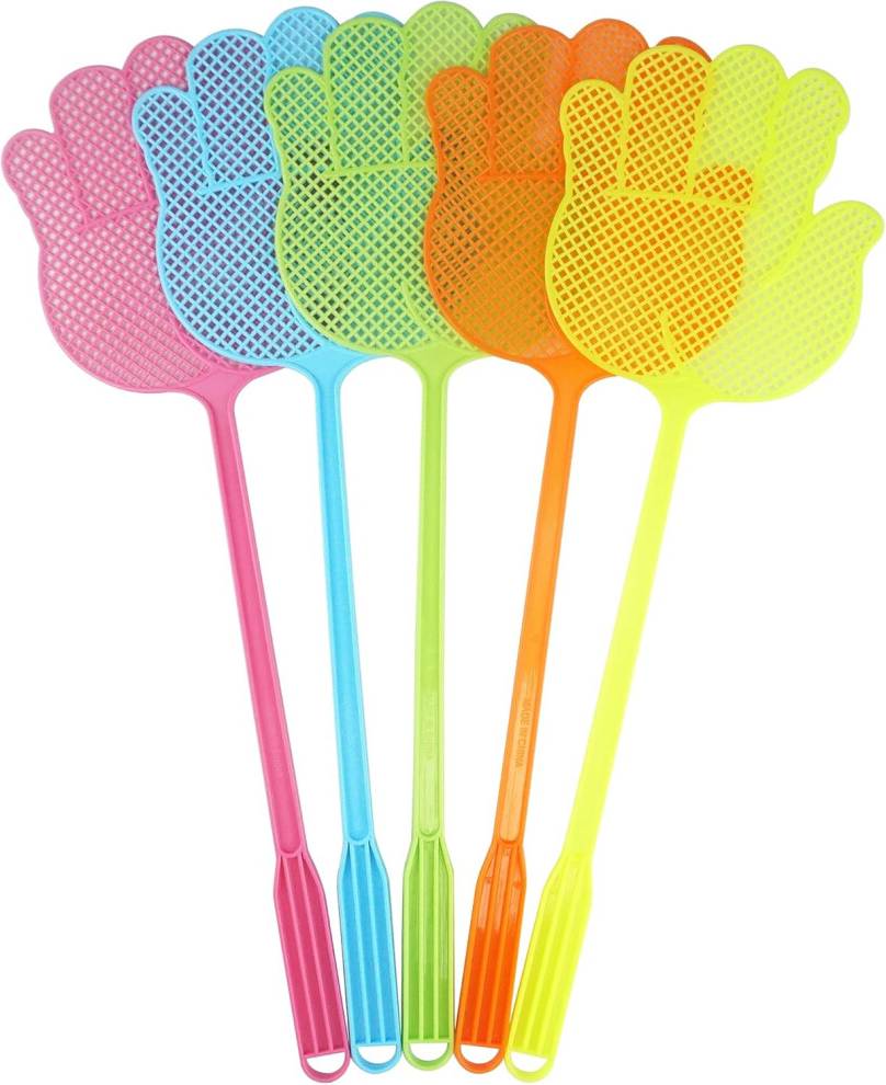Heavy Duty Fly Swatter Multi-Pack 5 In