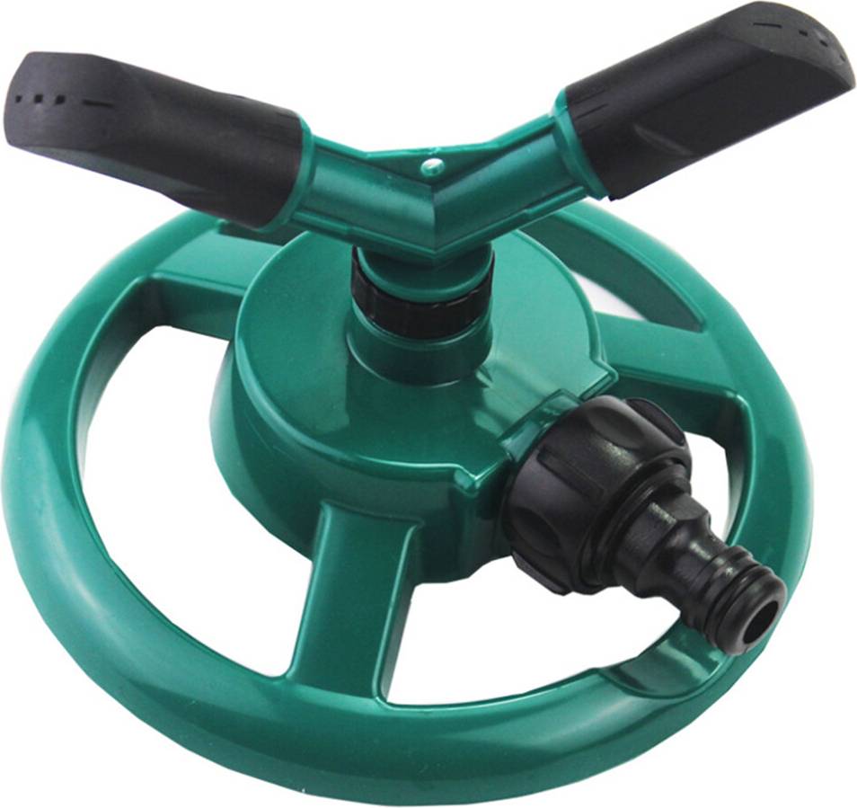 Totority Practical Plastic Lawn Sprinkler Automatic Rotation