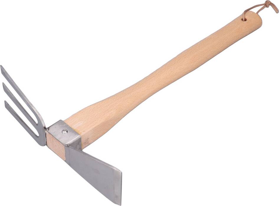 Compact Hoe Rake Hand Tool