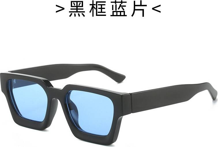 Oversized Square Sunglasses Thick Frame
