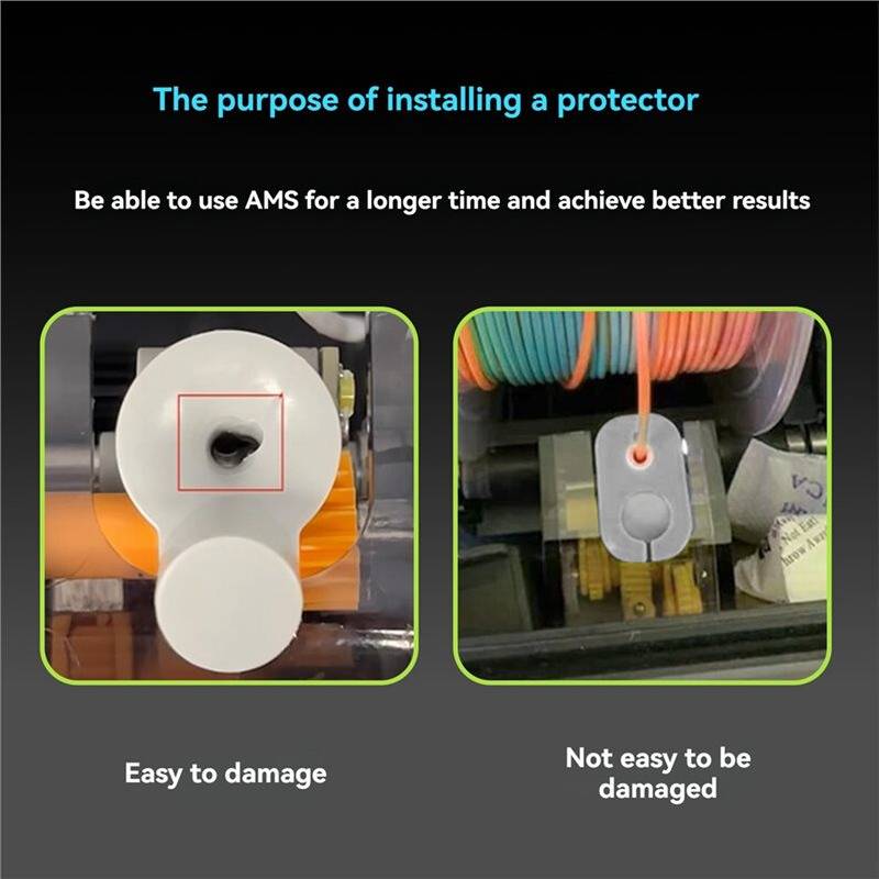 Ams lite 4pcs Ceramic Ring Protector for AMS Lite Inlet
