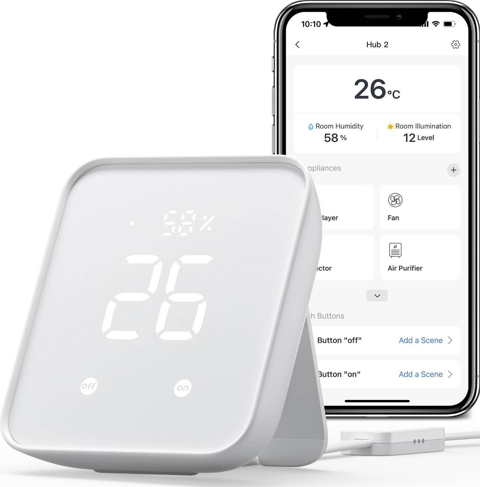 SwitchBot Rullgardin Grå L