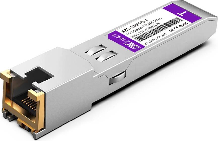 Unifi fiber 1000BASE-T SFP to RJ45 Copper Transceiver