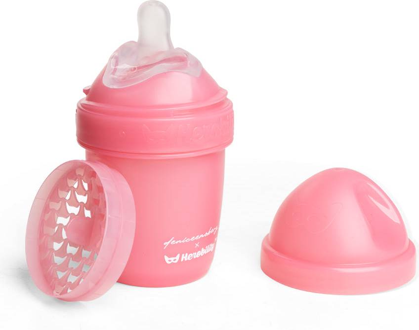 Anti-Kolik Nappflaska 140 ml Raspberry Rose