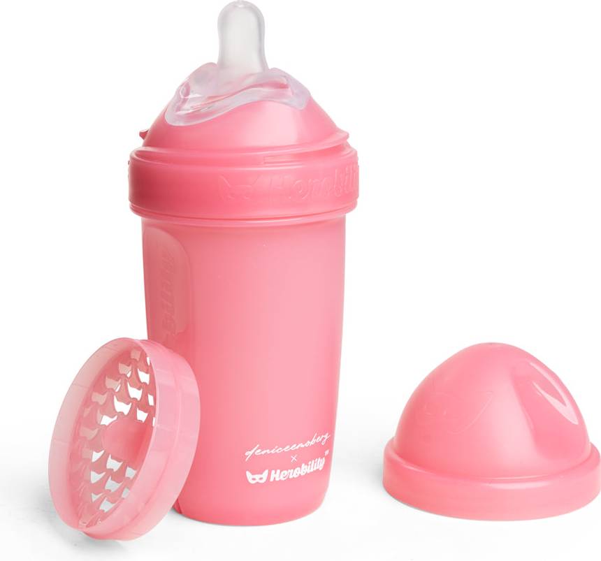 Anti-Kolik Nappflaska 240 ml Raspberry Rose