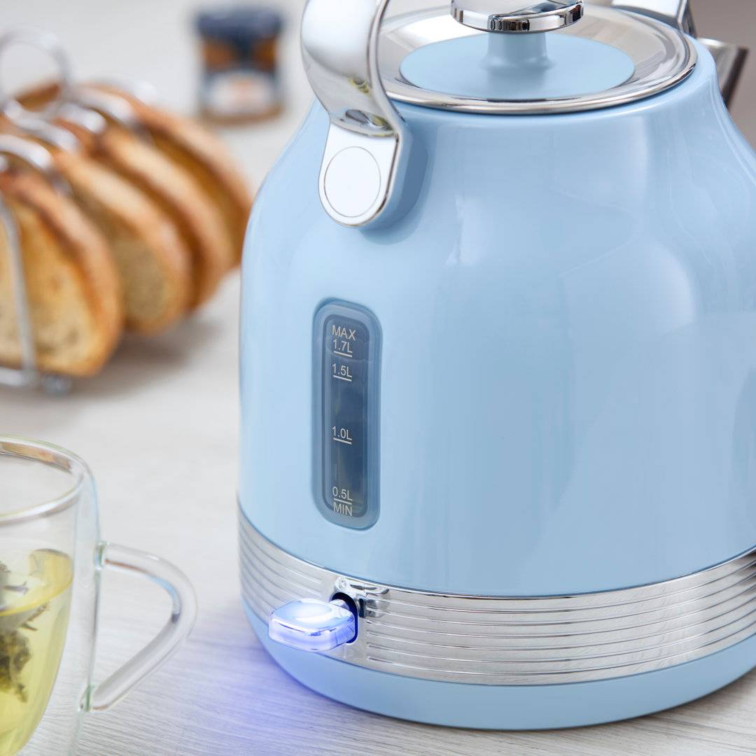 Blue swan kettle Swan Retro Breakfast Essentials Bundle Blue