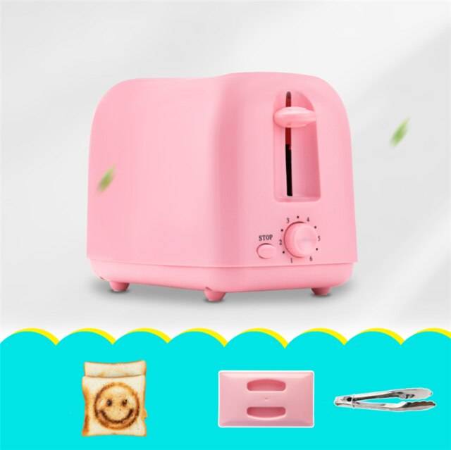 Brödrost 650 W - Rosa