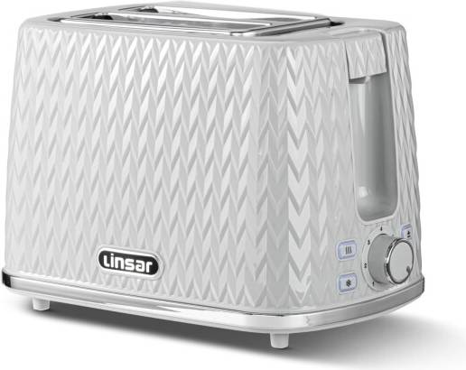 2 Slice Toaster Unique Curved Texture