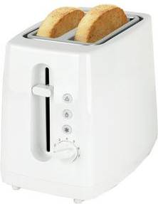 Cookworks Basic 2 Slice Toaster White