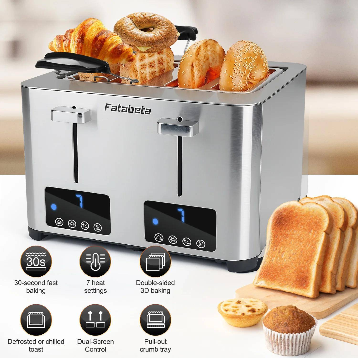 StarTech Toaster 4 Scheiben Dual Control 1500 W