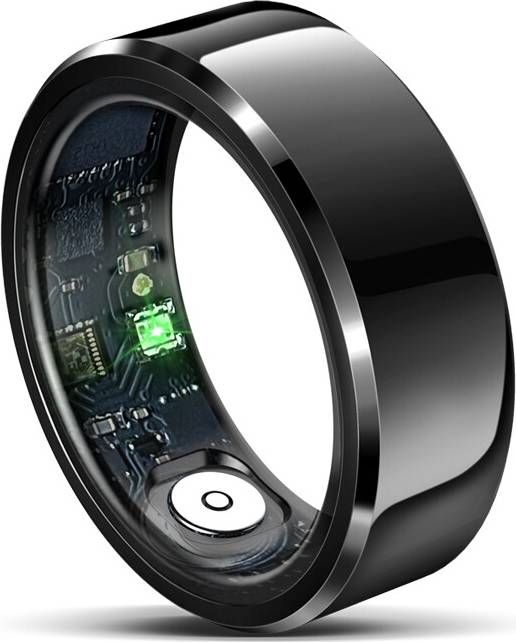 Stainless Steel Smart Ring R6 Black