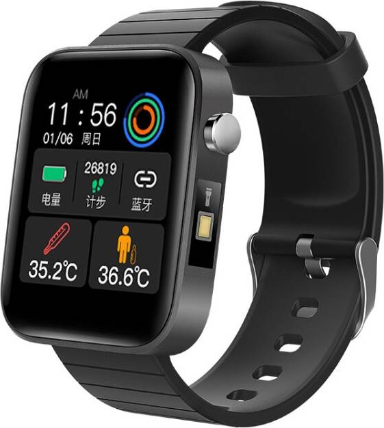 T68 1.54-Inch Body Temperature Monitoring Smartwatch