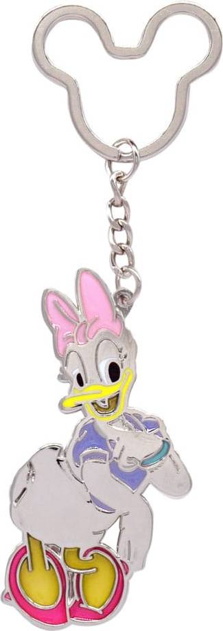 Monogram Metal Keychain Daisy