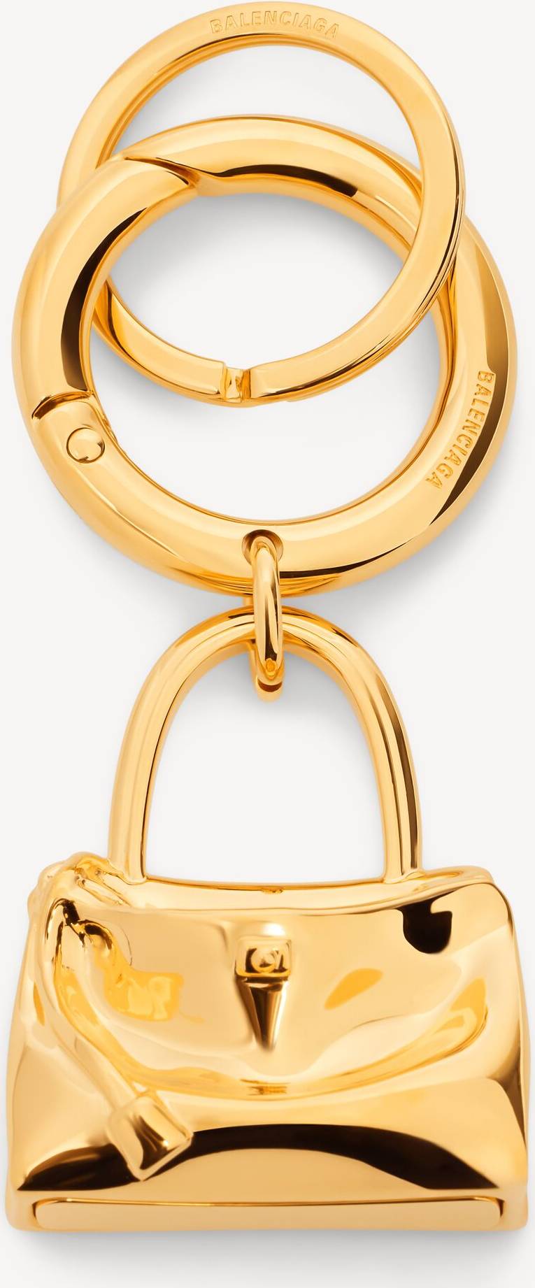 Balenciaga Carousel Rodeo Keychain - Gold