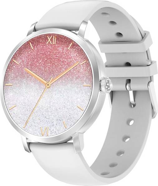 AMOLED Smart Watch RNCYN 1.36 Inch Grey Silicone