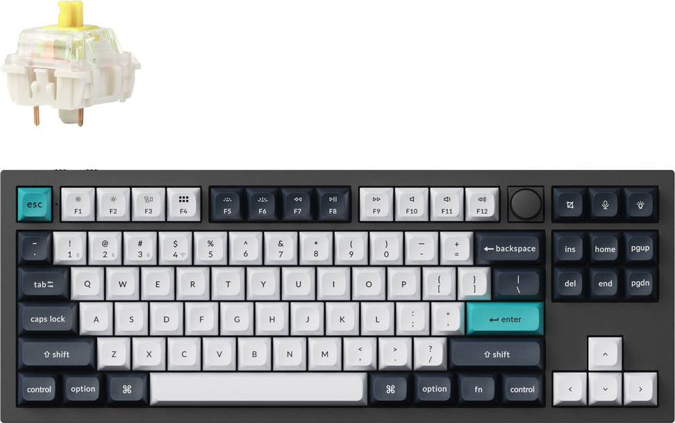 Keychron Q3 Max Keyboard Universal USB RF Wireless Bluetooth