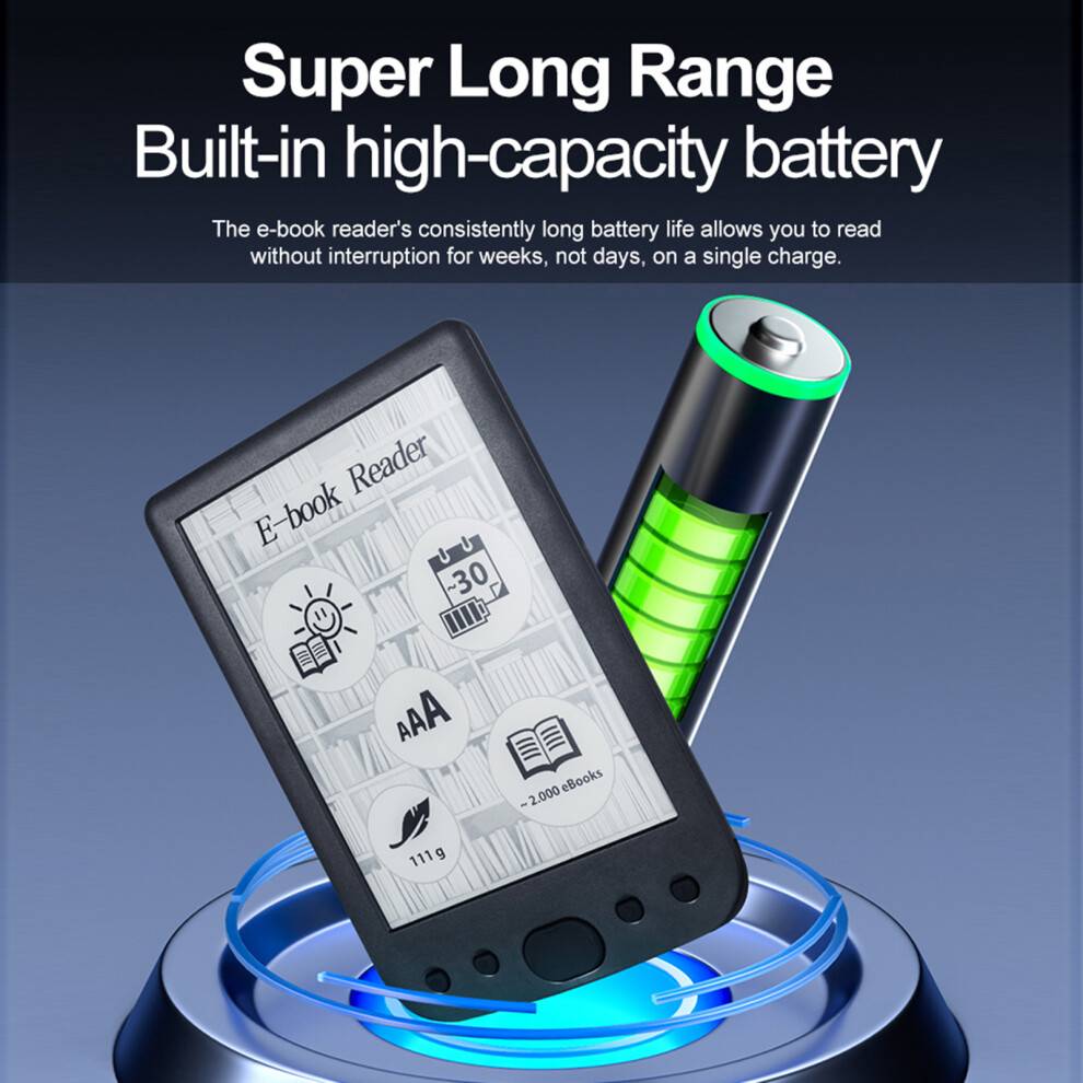 6 Inch E-Book Reader Compact