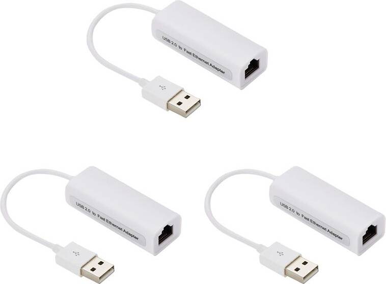 3X Network Card USB Type-C RJ45 100M