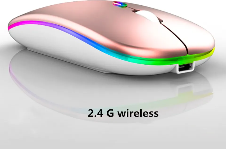 Wireless Gaming Mouse RNCYN Ergonomic RGB