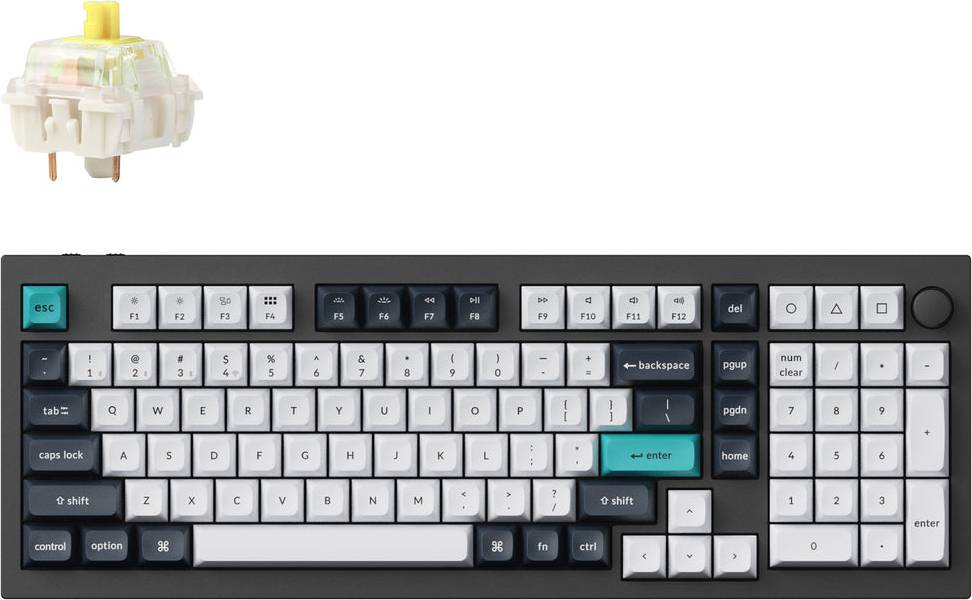 Keychron Q5 Max Keyboard Universal USB RF Wireless Bluetooth
